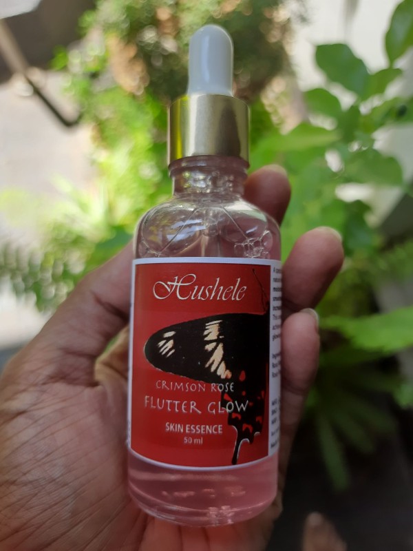 Hushele 100% Natural Flutter Glow Skin Essence - Crimson Rose 50ml