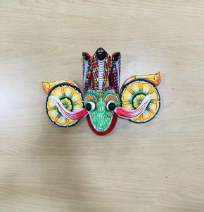Ceylon Traditional Mask Wooden Handicraft Naga Raksha