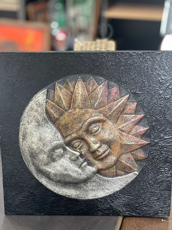 Sun and Moon Fiberglass Art