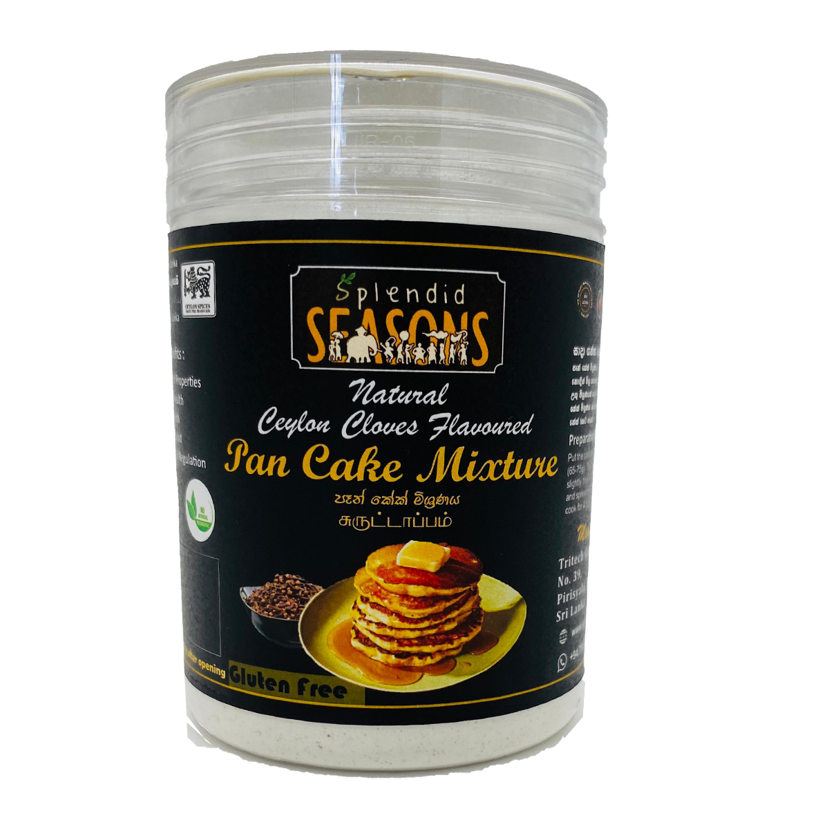 Natural Ceylon Cloves Pan Cake Mixture - 150g