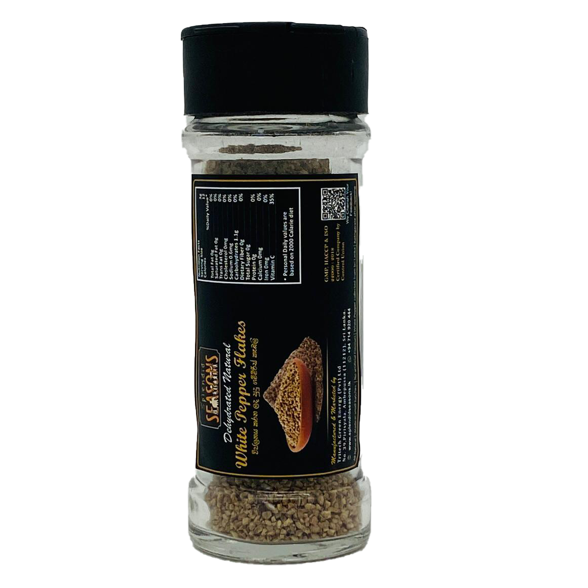 Dehydrated White Pepper Flakes