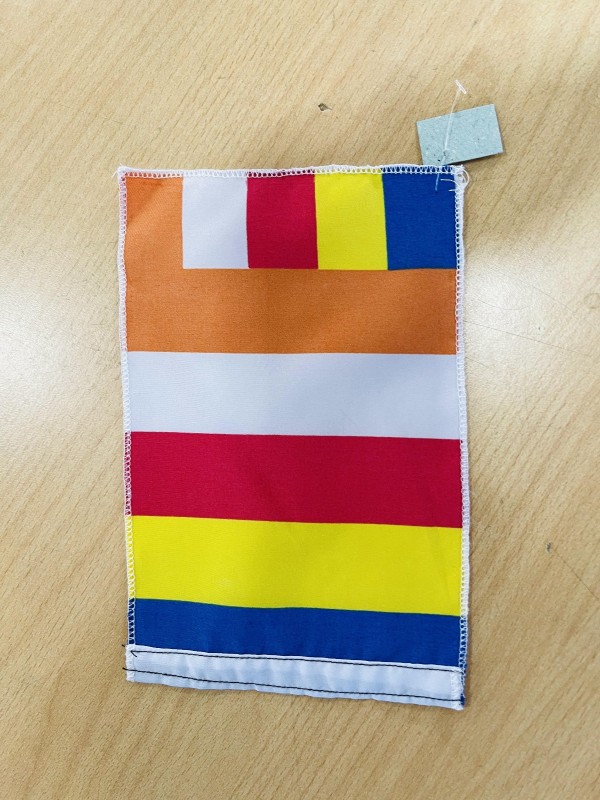 Small Buddhist Flag 5.5" x 9"