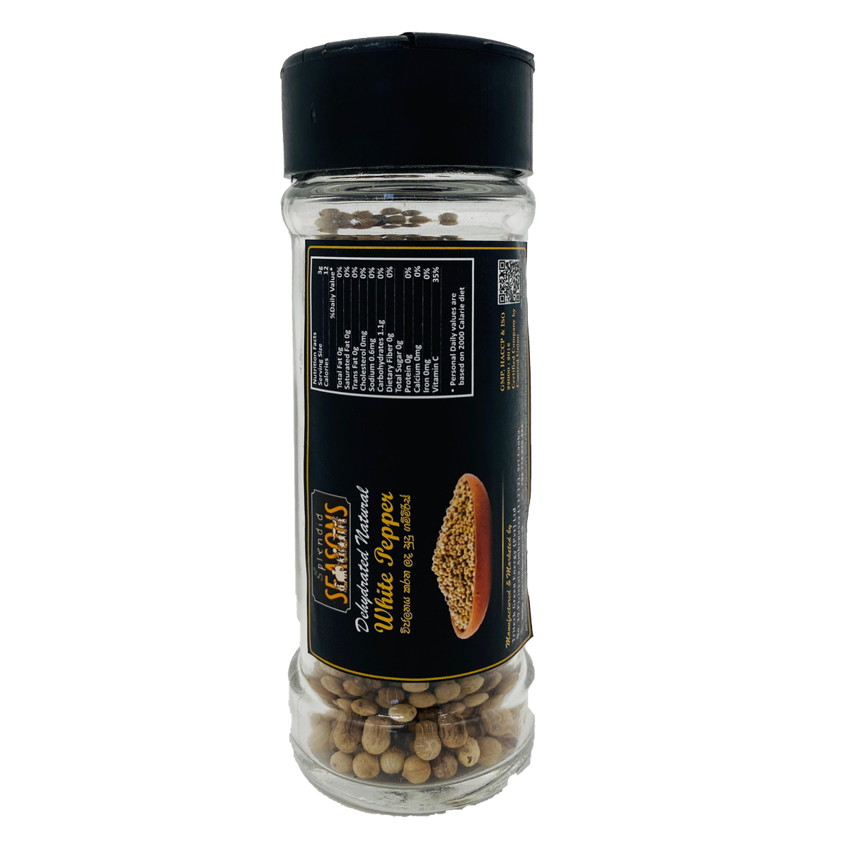 Dehydrated White Pepper