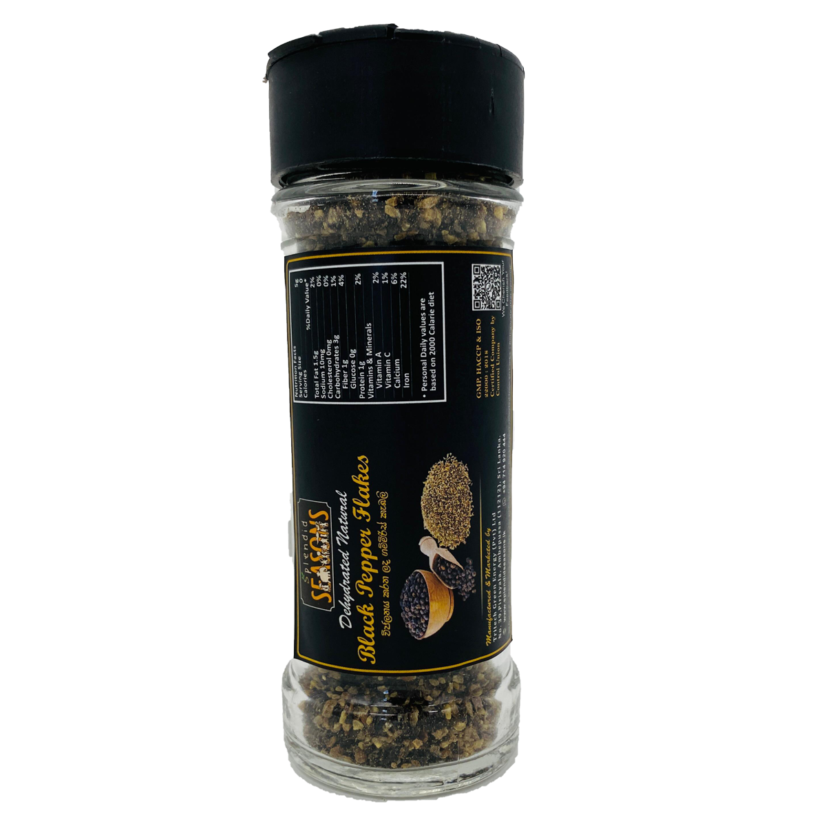 Dehydrated Black Pepper Flakes