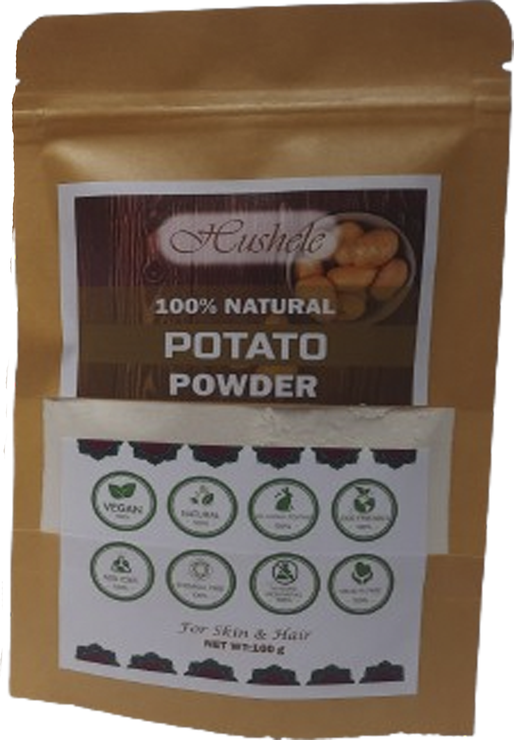 Hushele 100% Natural Potato Powder Pack 100g