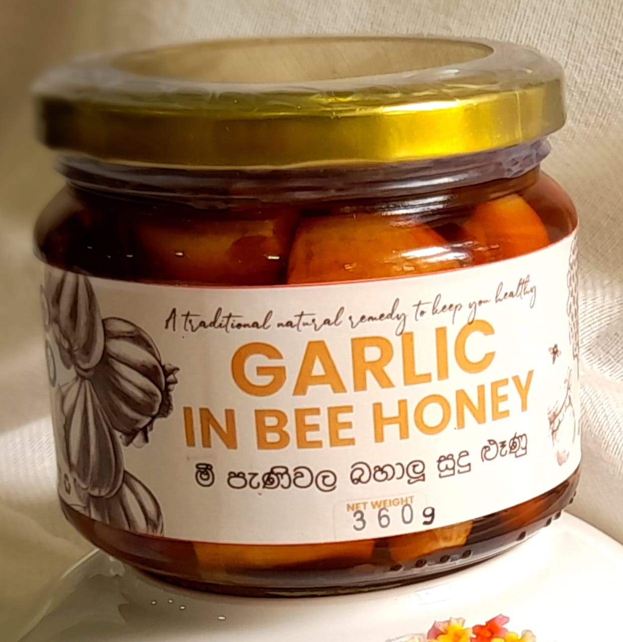 Garlic in Bee Honey