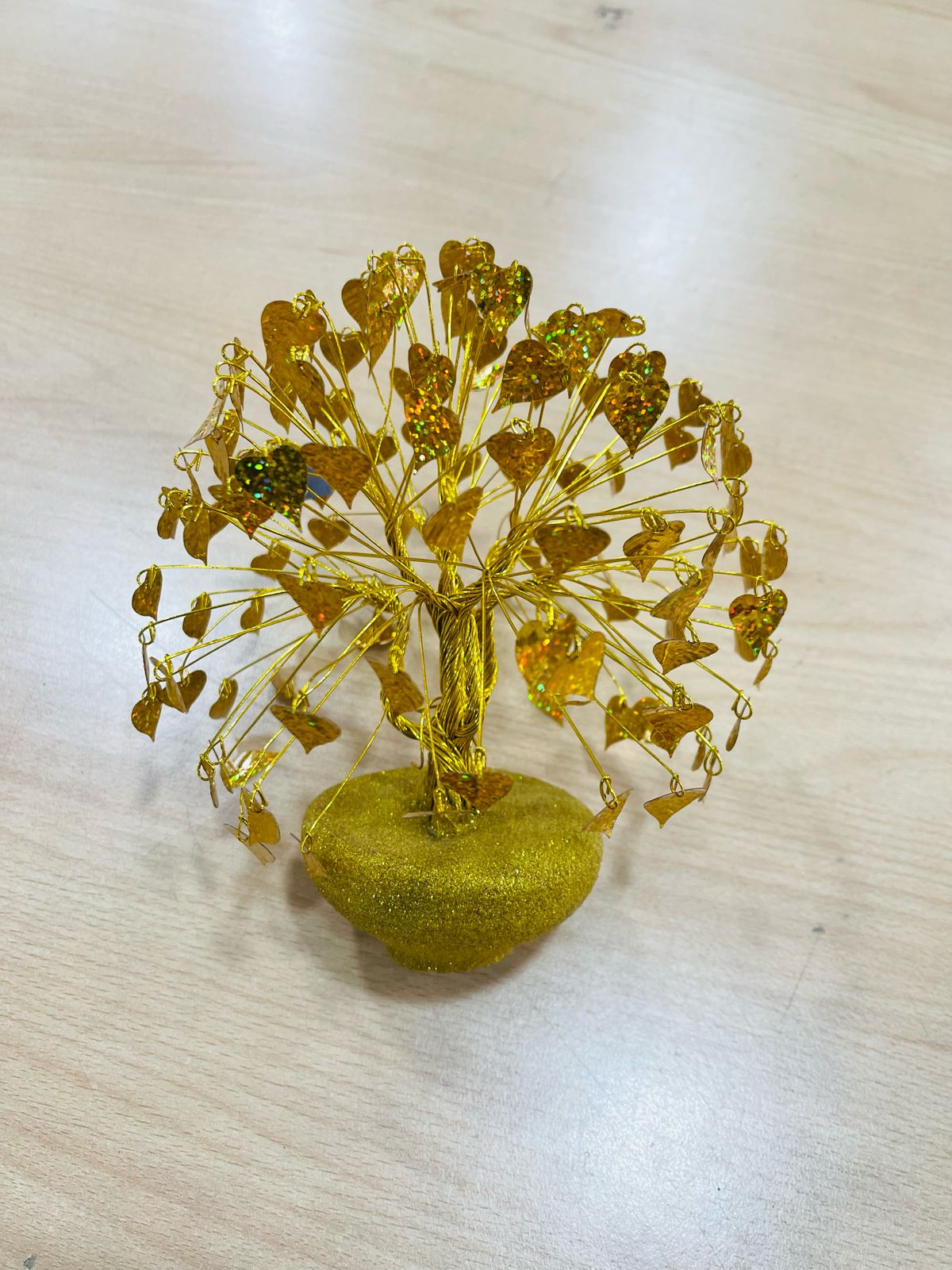 Buddhist Bo Tree Golden Colour Handcraft Design