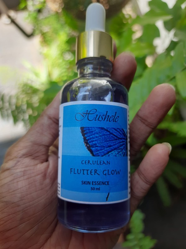 Hushele 100% Natural Flutter Glow Skin Essence - Cerulean 50ml