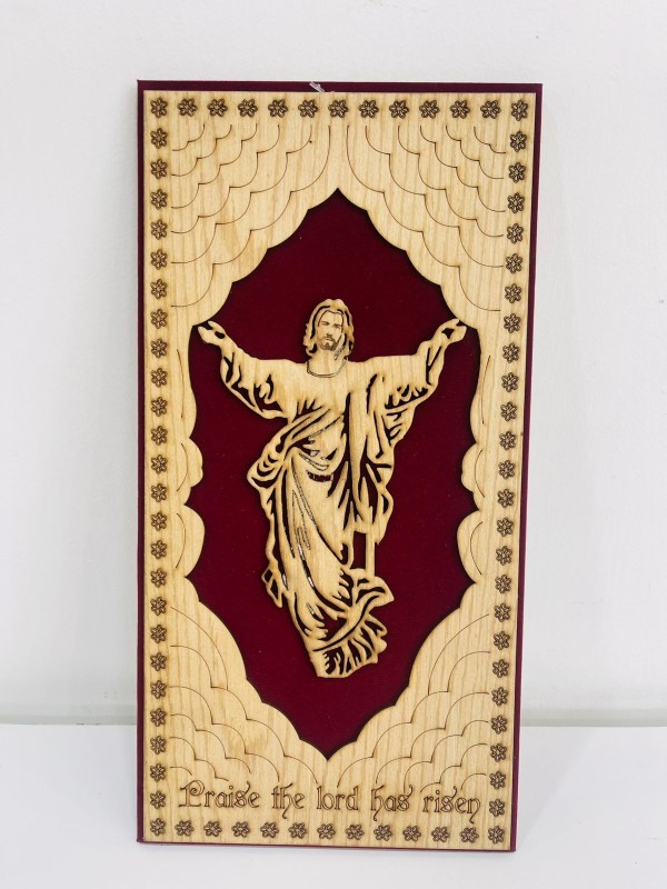 Lord Jesus Portrait Wooden Art