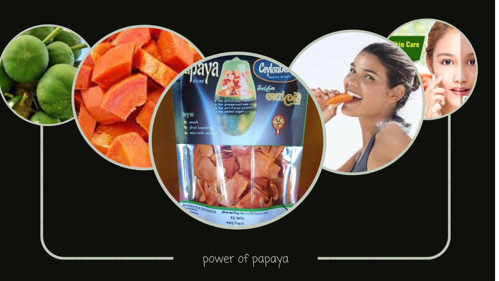 dehydrate papaya slices
